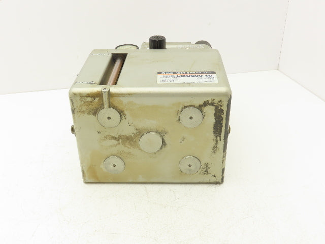 SMC LMU200-10 Oil Lubrication Mist Spray Unit 3L Tank 110V