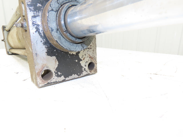 Loramendi Hydraulic Cylinder 100mm Bore X 375mm Stroke Double End Flange Mount