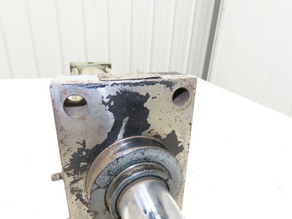 Loramendi Hydraulic Cylinder 100mm Bore X 375mm Stroke Double End Flange Mount