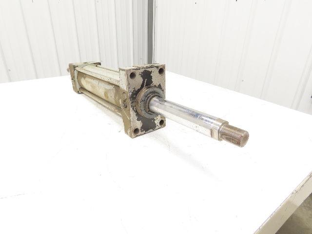 Loramendi Hydraulic Cylinder 100mm Bore X 375mm Stroke Double End Flange Mount