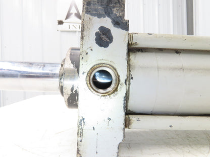 Loramendi Hydraulic Cylinder 100mm Bore X 375mm Stroke Double End Flange Mount