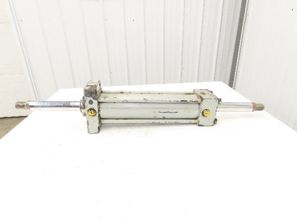 Loramendi Hydraulic Cylinder 100mm Bore X 375mm Stroke Double End Flange Mount