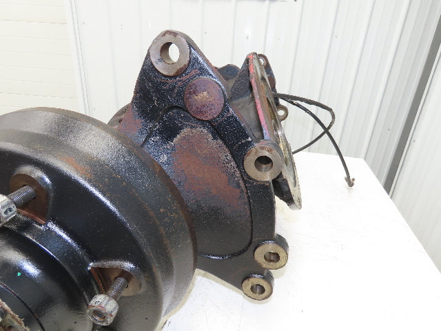 Hyster E50XM-27 Forklift Front Dual Wheel Drive Axle Assembly 6-Lug & Park Brake