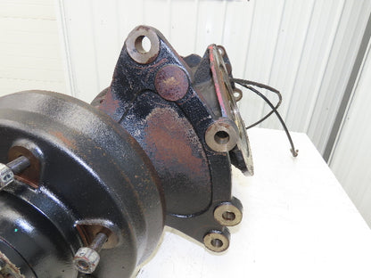 Hyster E50XM-27 Forklift Front Dual Wheel Drive Axle Assembly 6-Lug & Park Brake