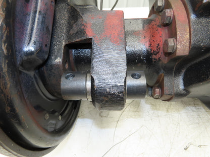 Hyster E50XM-27 Forklift Front Dual Wheel Drive Axle Assembly 6-Lug & Park Brake