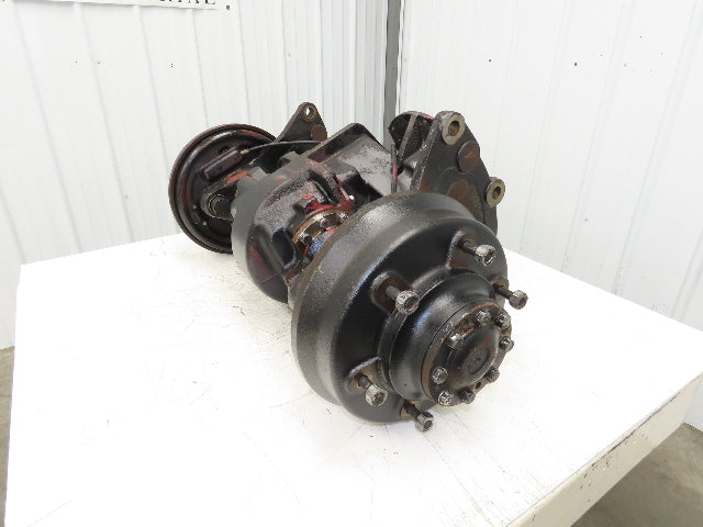 Hyster E50XM-27 Forklift Front Dual Wheel Drive Axle Assembly 6-Lug & Park Brake