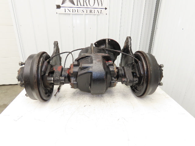 Hyster E50XM-27 Forklift Front Dual Wheel Drive Axle Assembly 6-Lug & Park Brake