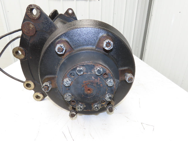Hyster E50XM-27 Forklift Front Dual Wheel Drive Axle Assembly 6-Lug & Park Brake