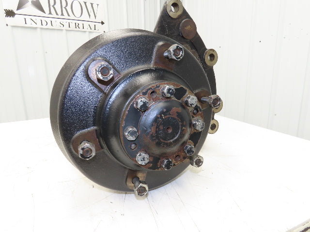 Hyster E50XM-27 Forklift Front Dual Wheel Drive Axle Assembly 6-Lug & Park Brake
