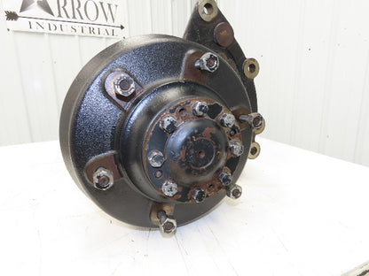 Hyster E50XM-27 Forklift Front Dual Wheel Drive Axle Assembly 6-Lug & Park Brake