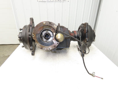 Hyster E50XM-27 Forklift Front Dual Wheel Drive Axle Assembly 6-Lug & Park Brake