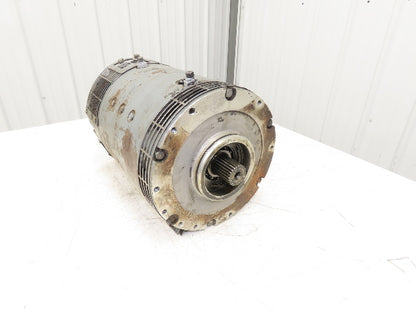 Hyster E50XM-27 Electric Forklift Traction Motor 48VDC 1.5" Spline Shaft