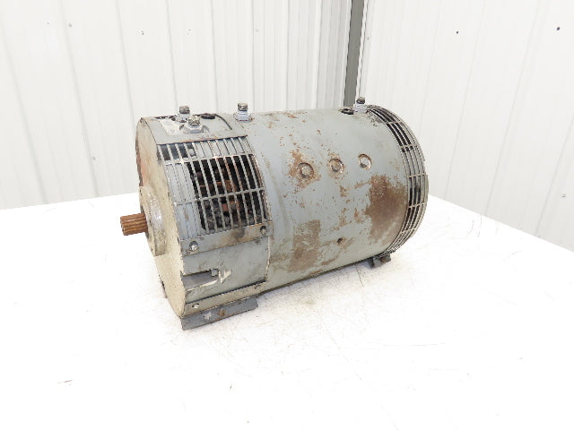 Hyster E50XM-27 Electric Forklift Traction Motor 48VDC 1.5" Spline Shaft