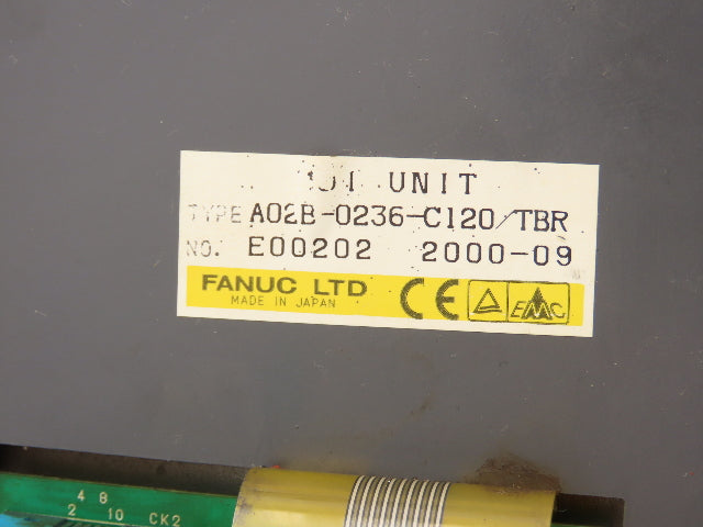Fanuc A02B-0236-C120/TBR MDI Unit Operator Keypad CNC Control Panel