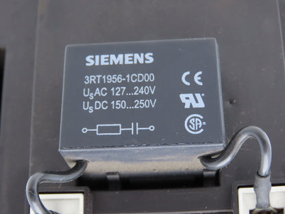 Siemens 3RT1075-6AP36 Sirius Motor Starter Contactor 400A 1000VAC 3 Pole 240V