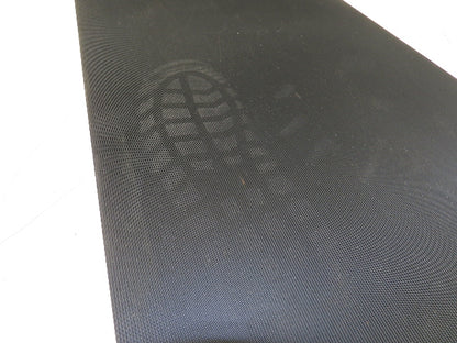 15.5"W x 35' Grooved Rubber Conveyor Belt 2-Ply Black Ribbed 35' Length