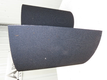 20"W x 35' Rough Grip Top Rubber Conveyor Belt 3-Ply Black 35' Length 9/32"Thick