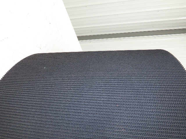 20"W x 35' Rough Grip Top Rubber Conveyor Belt 3-Ply Black 35' Length 9/32"Thick