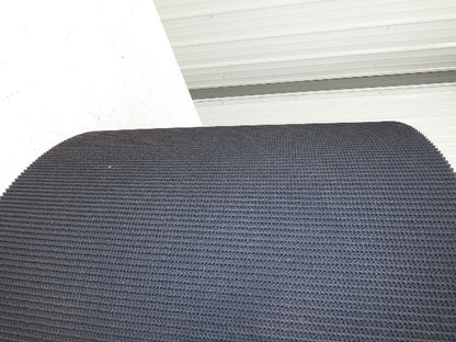 20"W x 35' Rough Grip Top Rubber Conveyor Belt 3-Ply Black 35' Length 9/32"Thick