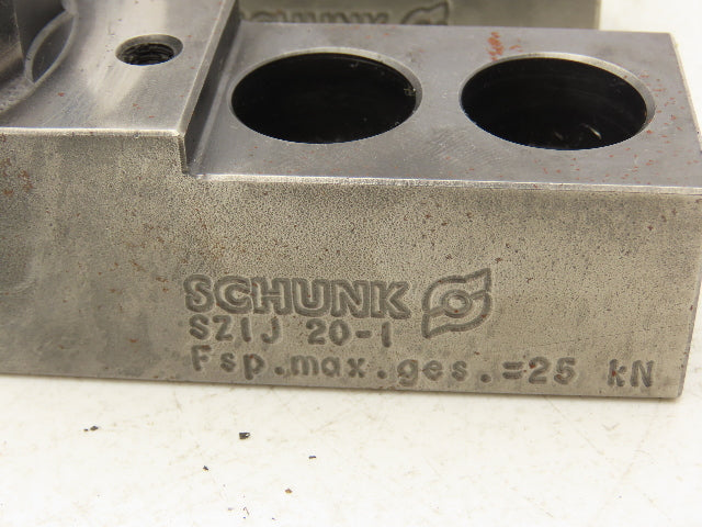 Schunk SZIJ-20-I Steel Lathe Chuck Hard Claw Jaws For ID Clamping Set of 3
