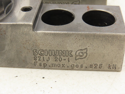 Schunk SZIJ-20-I Steel Lathe Chuck Hard Claw Jaws For ID Clamping Set of 3