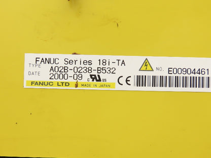Fanuc A02B-0238-B532 CNC HMI Controller Panel Display Monitor Series 18i-T