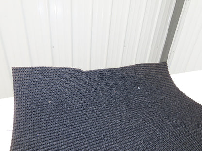20"W x 10' Rough Grip Top Rubber Conveyor Belt 1-Ply Black 10' Length 9/32"Thick