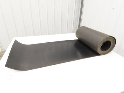 20"W x 25' Smooth Top PVC Conveyor Belt 1-Ply Black 25' Length 1/8"Thick
