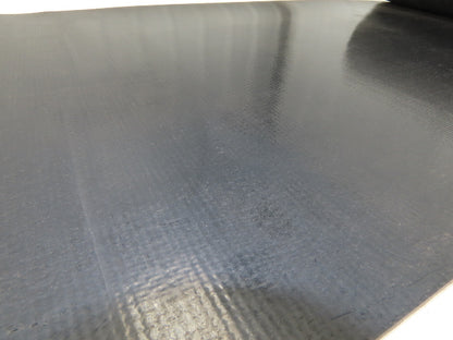 20"W x 25' Smooth Top PVC Conveyor Belt 1-Ply Black 25' Length 1/8"Thick