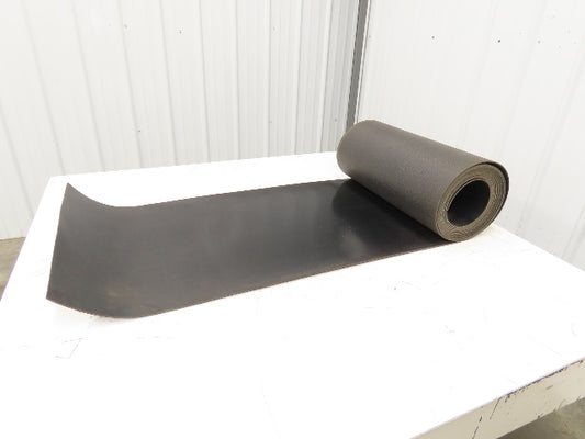 20"W x 25' Smooth Top PVC Conveyor Belt 1-Ply Black 25' Length 1/8"Thick