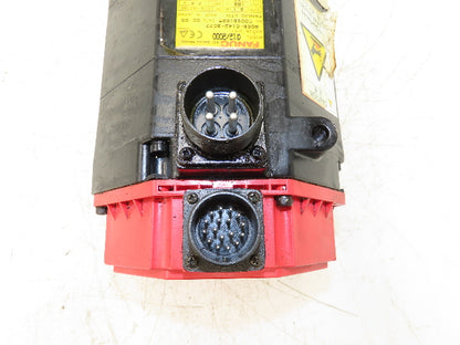 Fanuc A06B-0142-B077 AC Servo Motor 2.1kW 186V 2000 RPM 7.4A 3PH