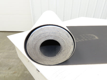 20.5"W x 30' Nylon Hard Top Conveyor Belt 2-Ply Black 30' Length 5/64"Thick