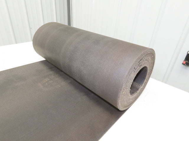 20"W x 30' Hard Top Fabric PVC Felt Conveyor Belt Black Reversible 3/32"Thick