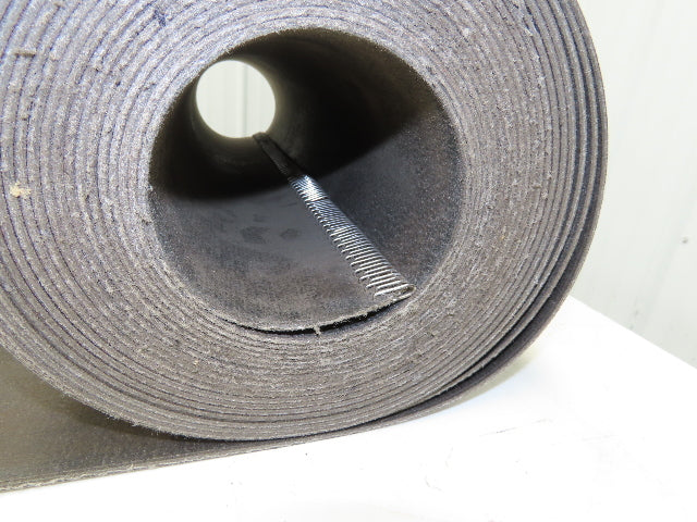 20"W x 30' Hard Top Fabric PVC Felt Conveyor Belt Black Reversible 3/32"Thick