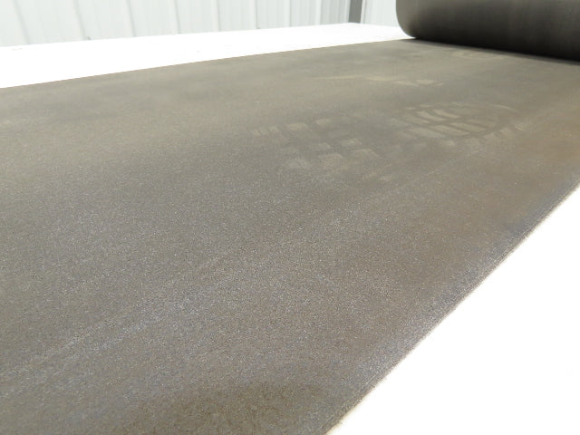 20"W x 30' Hard Top Fabric PVC Felt Conveyor Belt Black Reversible 3/32"Thick