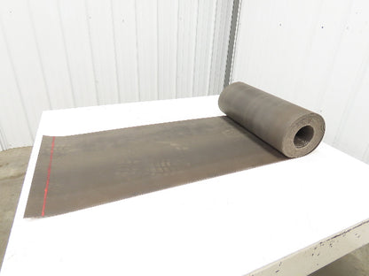 20"W x 30' Hard Top Fabric PVC Felt Conveyor Belt Black Reversible 3/32"Thick