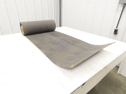 20"W x 10' Gray Felt PVC Hard Top Conveyor Belt 1-Ply Reversible 3/32"Thick