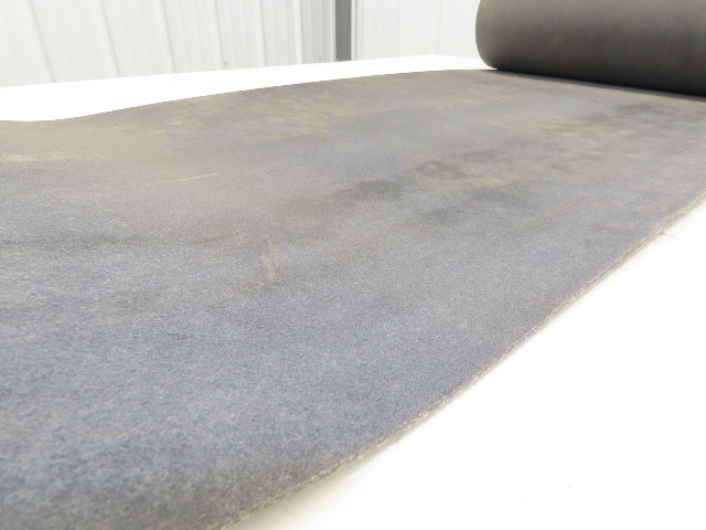 20"W x 10' Gray Felt PVC Hard Top Conveyor Belt 1-Ply Reversible 3/32"Thick