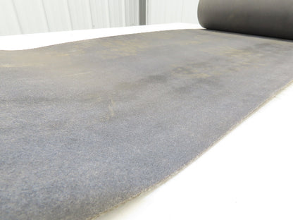 20"W x 10' Gray Felt PVC Hard Top Conveyor Belt 1-Ply Reversible 3/32"Thick