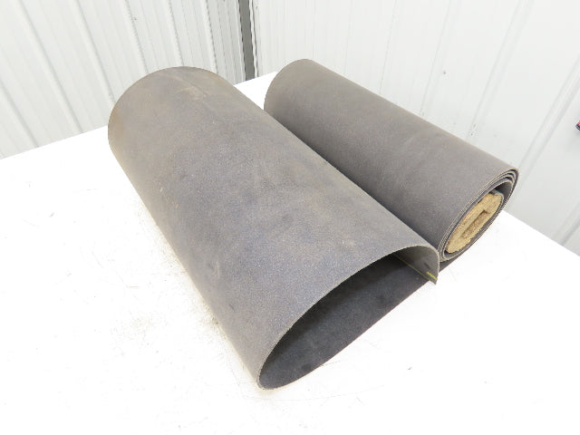 20"W x 10' Gray Felt PVC Hard Top Conveyor Belt 1-Ply Reversible 3/32"Thick