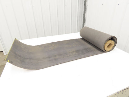 20"W x 10' Gray Felt PVC Hard Top Conveyor Belt 1-Ply Reversible 3/32"Thick