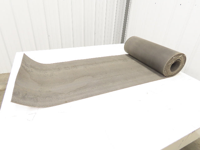 20"W x 20' Hard Top Fabric Nylon Conveyor Belt 1-Ply Black Reversible 7/64"Thick