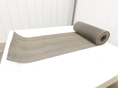 20"W x 20' Hard Top Fabric Nylon Conveyor Belt 1-Ply Black Reversible 7/64"Thick