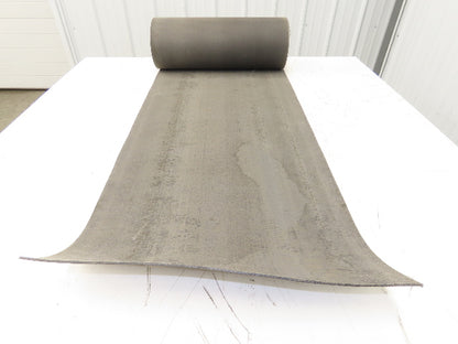 20"W x 20' Hard Top Fabric Nylon Conveyor Belt 1-Ply Black Reversible 7/64"Thick