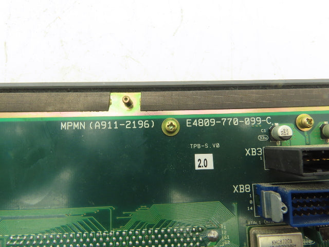 Okuma E0105-566-103-3 MPN7000 M-S HMI Operator Control Panel