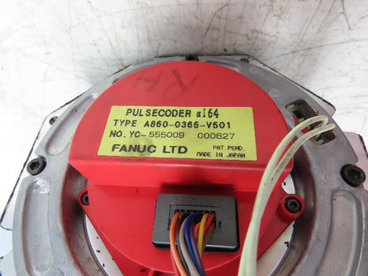 Fanuc A06B-0143-B177 AC Servo Motor 2.85kW 155V 3000 RPM 12A 3PH