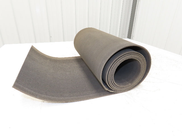 16"W x 21' 10" Soft Top Polyester Nylon Conveyor Belt Tan 1/8"Thick Laced