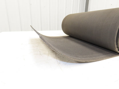 16"W x 21' 10" Soft Top Polyester Nylon Conveyor Belt Tan 1/8"Thick Laced