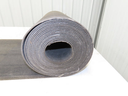 16"W x 25' Heat Resistant Fabric Conveyor Belt 1-Ply Gray Reversible 1/8"Thick