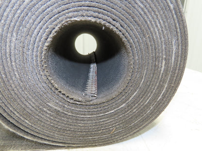 16"W x 25' Heat Resistant Fabric Conveyor Belt 1-Ply Gray Reversible 1/8"Thick